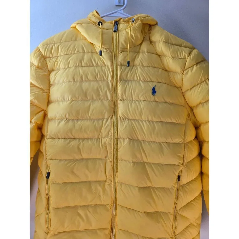 Polo Ralph Lauren Packable Lightweight Quilted Hooded Jacket Large NWT $248